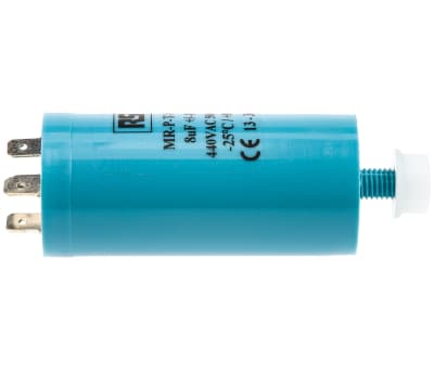 Product image for MRP440 motor run capacitor,8uF 440Vac