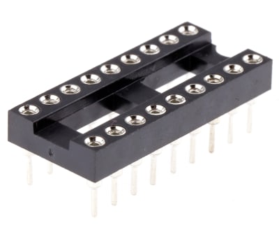 Product image for 18 WAY TURNED PIN DIL SOCKET,0.3IN PITCH