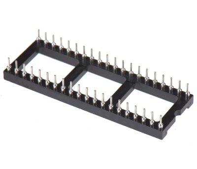 Product image for 40 WAY TURNED PIN DIL SOCKET,0.6IN PITCH