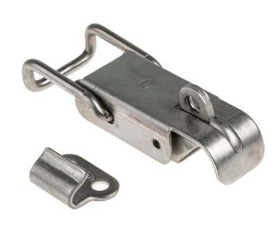 Product image for Padlock hasp s/steel toggle latch