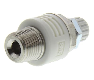 Product image for Pneumatic exhaust restrictor,1/8in