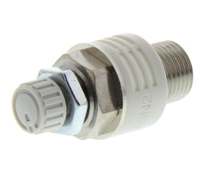 Product image for Pneumatic exhaust restrictor,1/8in