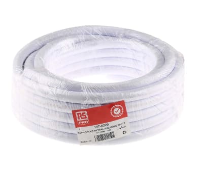 Product image for Aquavend water hose,White 10m L 10mm ID