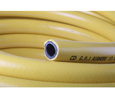 Product image for FLEXIBLE AIR HOSE,YELLOW 30M L 13MM ID