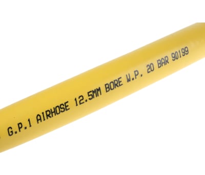 Product image for FLEXIBLE AIR HOSE,YELLOW 30M L 13MM ID