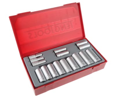 Product image for SOCKET SET 3/8 INCH DRIVE 16 PIECES