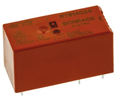 Product image for SPDT PCB POWER RELAY,12A 24VDC COIL