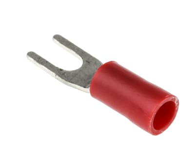 Product image for M3 red crimp spade terminal,0.5-1.5sq.mm