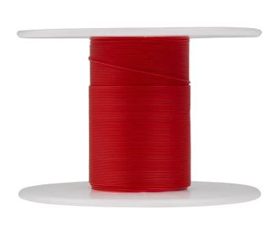 Product image for Red Kynar(TM) wrapping wire,30awg 50m