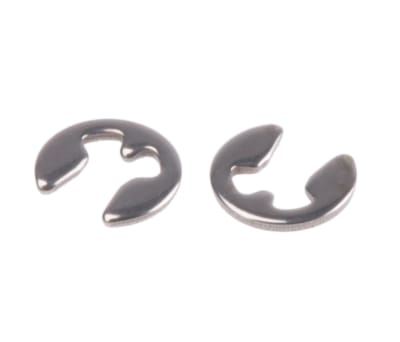 Product image for E type s/steel circlip,1.5mm groove