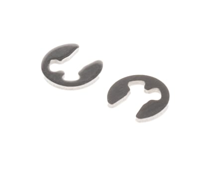 Product image for E type s/steel circlip,2.3mm groove