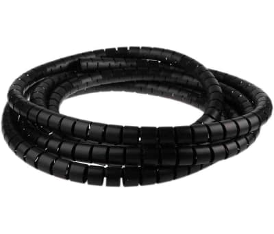 Product image for Black slit harness wrap,25mm dia