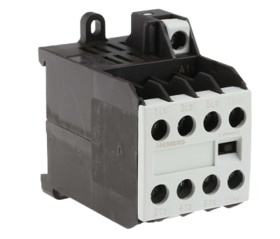 Product image for 3NO 1NC contactor,4kW 20A 230Vac/dc coil