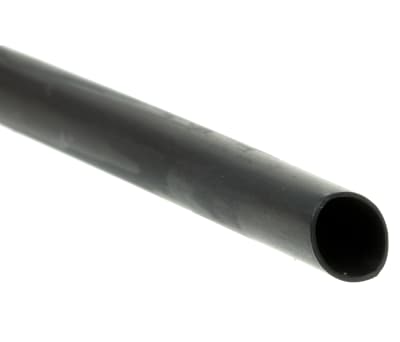 Product image for Black flameretardant tube,6.4mm bore,LSF