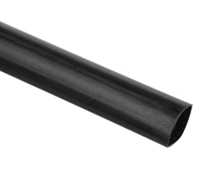 Product image for Black flameretardant tube,9.5mm bore,LSF