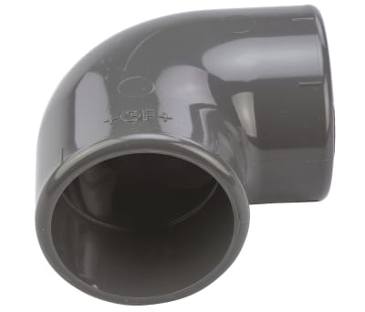 Product image for GEORGE FISCHER 90DEG PVC-U ELBOW,2IN