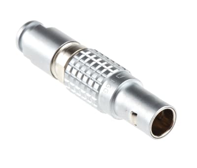 Product image for Lemo Solder Connector, 4 Contacts, Cable Mount, IP50