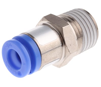 Product image for Pneu straight selfsealing valve,R1/4x6mm