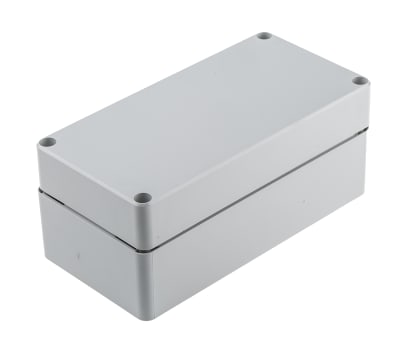 Product image for ABS enclosure w/grey lid,160x80x65mm