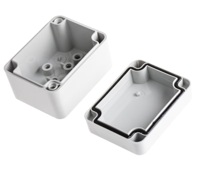 Product image for ABS enclosure w/grey lid,65x50x45mm