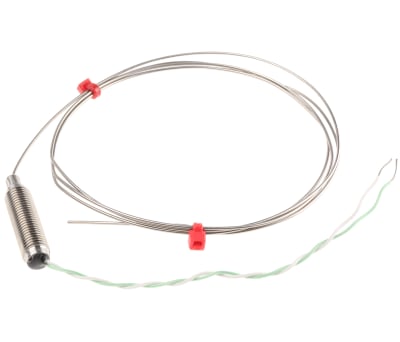 Product image for K s/steel sheath thermocouple,1mmx1m