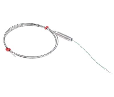 Product image for K s/steel sheath thermocouple,1.5mmx1.0m