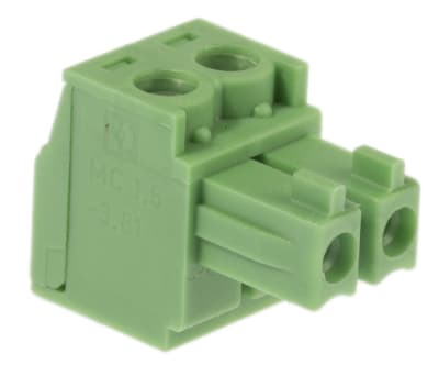 Product image for 2 WAY CABLE MOUNT SCREW TERMINAL,3.81MM