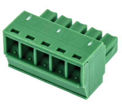 Product image for 5 WAY CABLE MOUNT SCREW TERMINAL,3.81MM