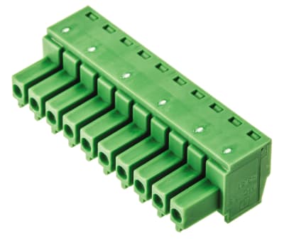 Product image for 10WAY SCREW TERMINAL,8A 160V3.81MM PITCH