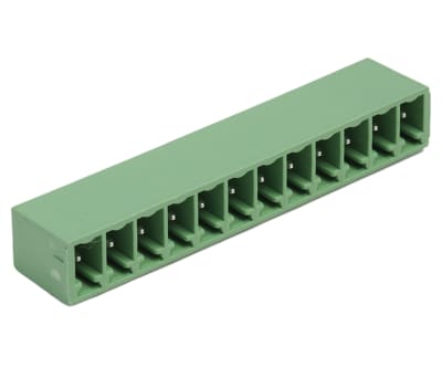 Product image for 12WAY VERTICAL PCBHEADER,8A 3.81MM PITCH