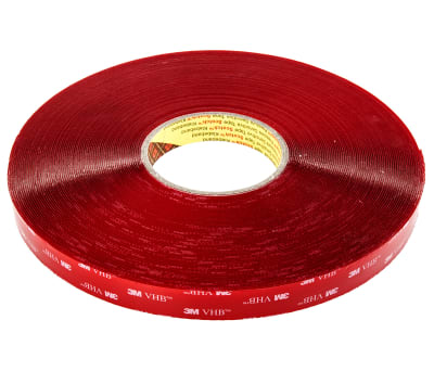 Product image for 3M 4910F, VHB™ Clear Foam Tape, 19mm x 33m, 1mm Thick