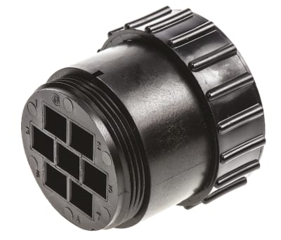 Product image for 7way socket contact cable receptacle,35A