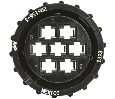 Product image for 7way socket contact cable receptacle,35A