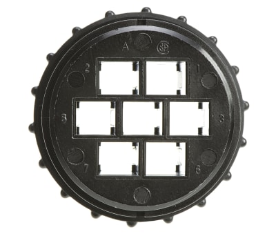 Product image for 7 way pin contact cable receptacle,35A