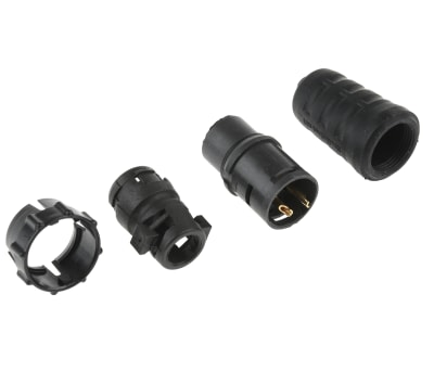 Product image for Switchcraft Solder Connector, 2 Contacts, Cable Mount