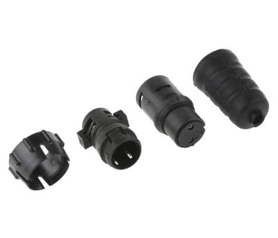 Product image for Switchcraft Solder Connector, 2 Contacts, Cable Mount