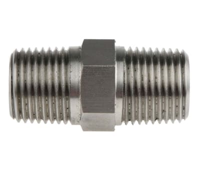 Product image for ST/ST 1/2 NPT Hexagon Nipple