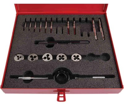 Product image for L120 HSS TAP & DIE SET, 8M, M2-M6