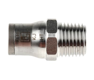 Product image for Male taper straight adaptor,R1/4x8mm