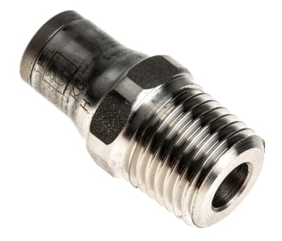 Product image for Male taper straight adaptor,R1/4x6mm