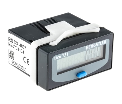 Product image for 8 DIGIT PANEL MOUNT LCD COUNTER,0.01H