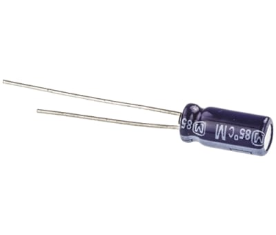 Product image for Panasonic 47μF Electrolytic Capacitor 35V dc, Through Hole - ECA1VM470