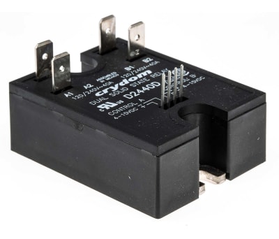 Product image for 2 O/P SSR,40A RMS 24-280VAC