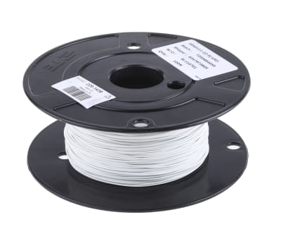 Product image for Type44(R) Primary Wire Wht 22awg 100m