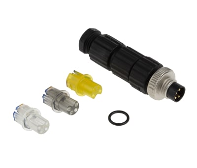 Product image for 4WAY IP67 M8 RE-WIREABLE STRAIGHT PLUG4A