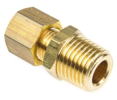 Product image for MALE STUD COUPLING,1/4IN BSPTMX6MM COMP