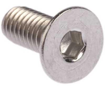 Product image for A4s/steel hex skt csk head screw,M4x10mm