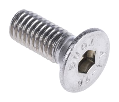 Product image for A4s/steel hex skt csk head screw,M6x16mm