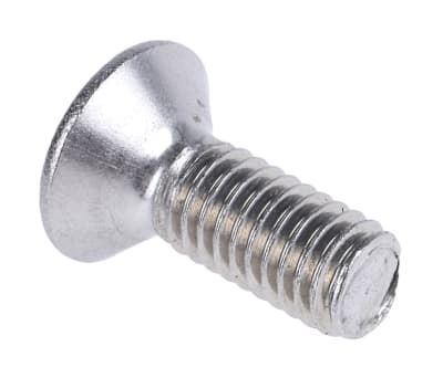 Product image for A4s/steel hex skt csk head screw,M6x16mm