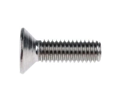 Product image for A4s/steel hex skt csk head screw,M6x20mm